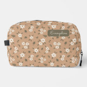 Ditsy Floral Boho Wildflower Neutral Girly Name Toilettasje (Voorkant)
