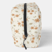 Ditsy Floral Boho Wildflower Neutral Name Beige Toilettasje (Rechts)