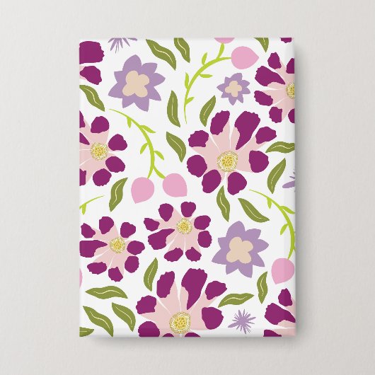 Ditsy floral button (Voorkant)