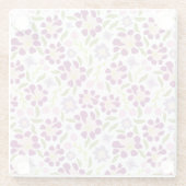 Ditsy floral glazen onderzetter (Achterkant)