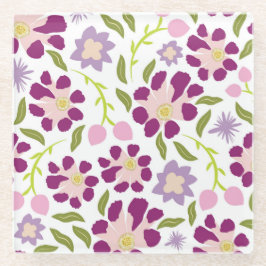 Ditsy floral glazen onderzetter