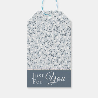 Ditsy Floral "Just For You" - Morning Mist Cadeaulabel