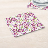 Ditsy floral kartonnen onderzetters (Schuin)