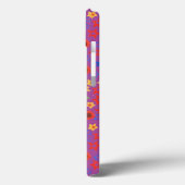 Ditsy Floral op Magenta Samsung Galaxy Note 4 Hoes (Achterkant / Links)