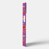 Ditsy Floral op Magenta Samsung Galaxy Note 4 Hoes (Achterkant / Rechts)
