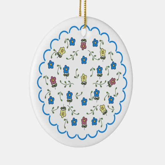 Ditsy Floral Ornament (Rechts)