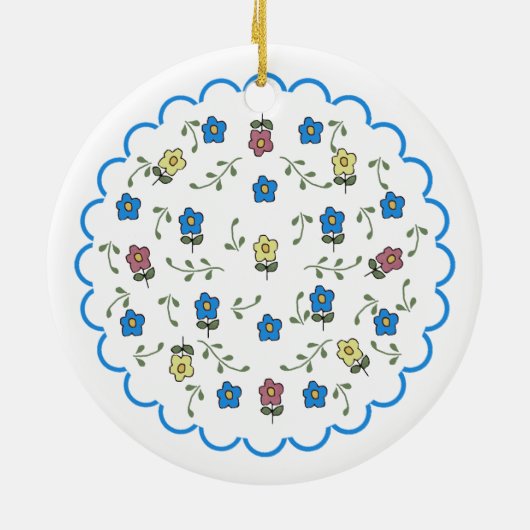 Ditsy Floral Ornament (Achterkant)