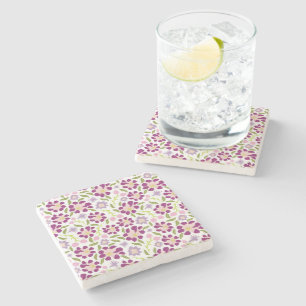 Ditsy floral stenen onderzetter