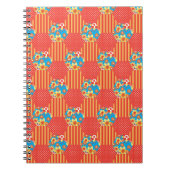 Ditsy Floral, Stripes, Polka Dots Patchwork Notitieboek (Voorkant)