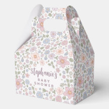 Ditsy Floral Theme Baby shower Party Box