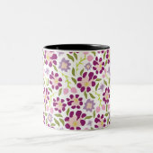 Ditsy floral tweekleurige koffiemok (Center)