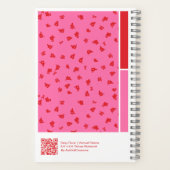 Ditsy Floral Vertical Palette Notebook Notitieboek (Achterkant)