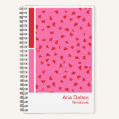 Ditsy Floral Vertical Palette Notebook Notitieboek (Voorkant)