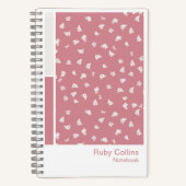 Ditsy Floral Vertical Palette Notebook Notitieboek (Voorkant)
