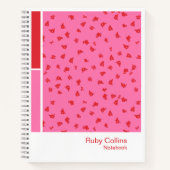 Ditsy Floral Vertical Palette Notebook Notitieboek (Voorkant)