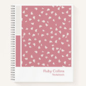 Ditsy Floral Vertical Palette Notebook Notitieboek (Voorkant)