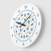 Ditsy Floral Wall Clock Grote Klok (Hoek)