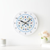 Ditsy Floral Wall Clock Grote Klok (Huis)