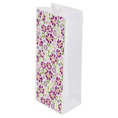 Ditsy floral wijn cadeautas (Voorkant Gekanteld)