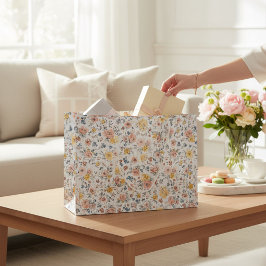 Ditsy Florale Botanische Tuin Geschenkentas Groot Cadeauzakje