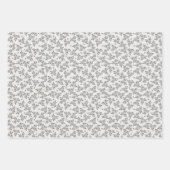 Ditsy Florals in Grey Inpakpapier Vel (Voorkant)