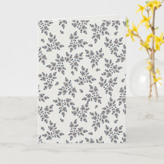 Ditsy Florals in Grey Kaart