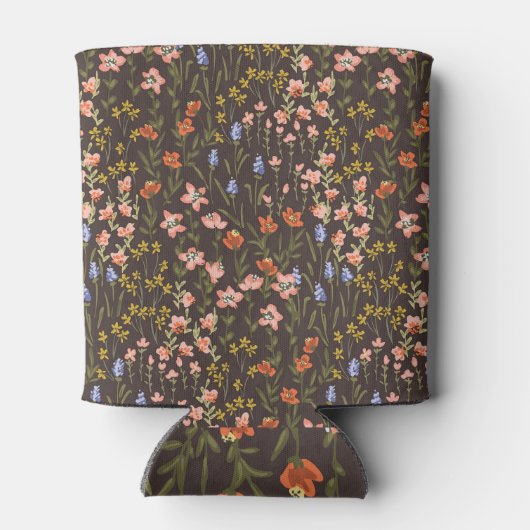 Ditsy Flowers:  Mille-Fleur patroon Blikjeskoeler (Achterkant)