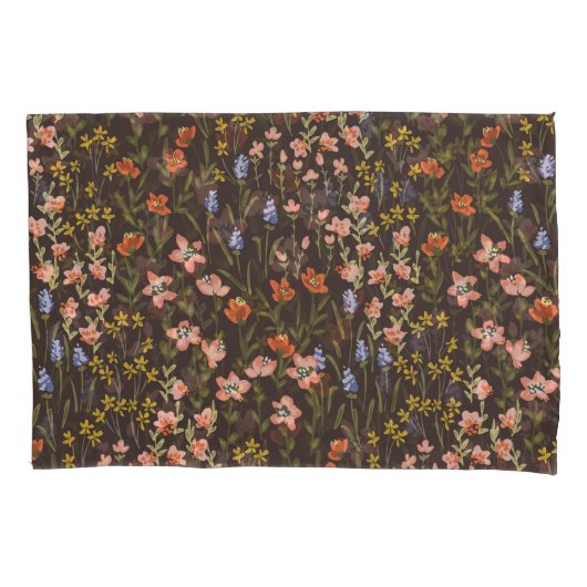 Ditsy Flowers: Mille-Fleur patroon Kussensloop (Voorkant)
