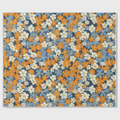 Ditsy Flowers Pattern Cadeaupapier (Vlak)