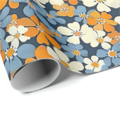 Ditsy Flowers Pattern Cadeaupapier (Rol Hoek)