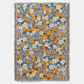 Ditsy Flowers Pattern Deken (Voorkant Verticaal)