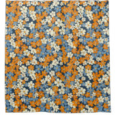 Ditsy Flowers Pattern Douchegordijn (Voorkant)