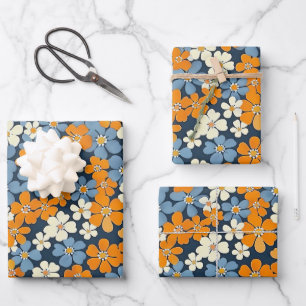 Ditsy Flowers Pattern Inpakpapier Vel