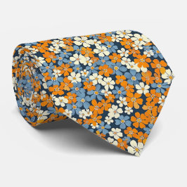 Ditsy Flowers Pattern Stropdas