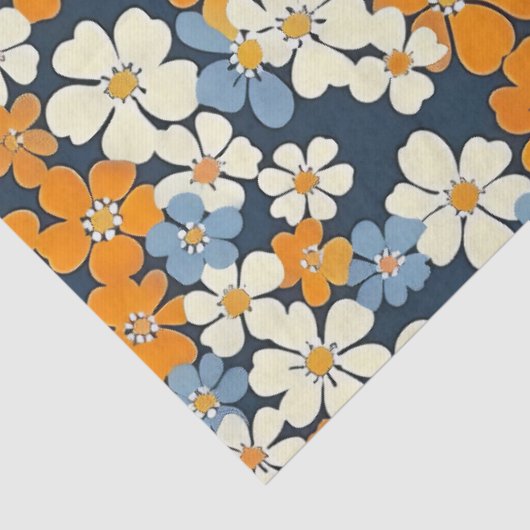 Ditsy Flowers Pattern Tissuepapier (Detail)