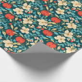 Ditsy fruit - appelbloesems cadeaupapier (Hoek)