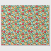 Ditsy fruit - Appels Cadeaupapier (Vlak)