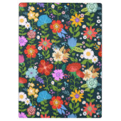 Ditsy naadloze bloemen Patroon-13554 Klembord (Achterkant)