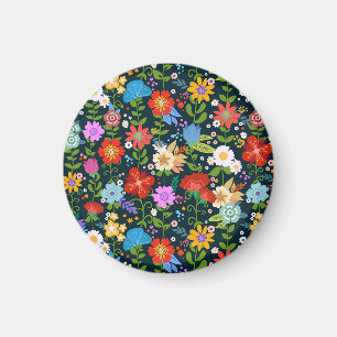 Ditsy naadloze bloemen Patroon-13554 Magneet