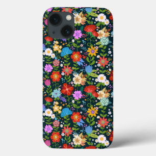 Ditsy naadloze Bloemen Patroon Case-Mate iPhone Case