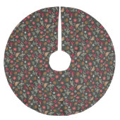 Ditsy Natural Christmas Kerstboom Rok (Voorkant)