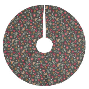 Ditsy Natural Christmas Kerstboom Rok