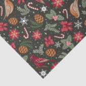 Ditsy Natural Christmas Tissuepapier (Detail)