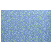 Ditsy Periwinkle Blue Green Floral Pattern Stof (Fat Quarter)