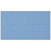 Ditsy Periwinkle Blue Green Floral Pattern Tafelkleed (Voorkant (Horizontaal))