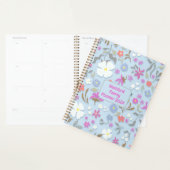 Ditsy Pop Bloemrijke Kunst Persoonlijke Gezinsagen Planner (Display)