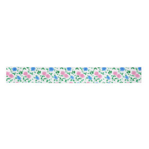 Ditsy Preppy Grandmillenial Rozen Spring Satijnen Lint