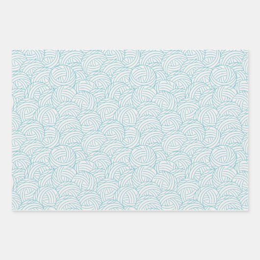 Ditsy Sheep Wrapping Paper Set van 3 (Voorkant 2)