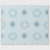 Ditsy Sneeuwvlok patroon achtergronden texturen Cadeaupapier (Vlak)