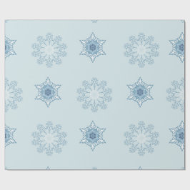 Ditsy Sneeuwvlok patroon achtergronden texturen Cadeaupapier
